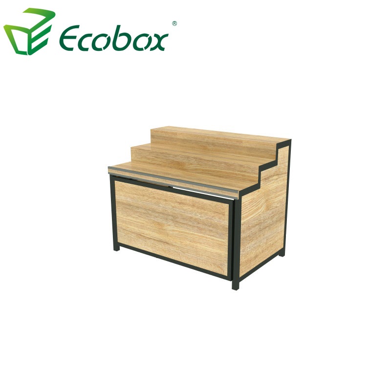 Ecobox GMG-001 Lebensmittel-Supermarktregal aus Holz