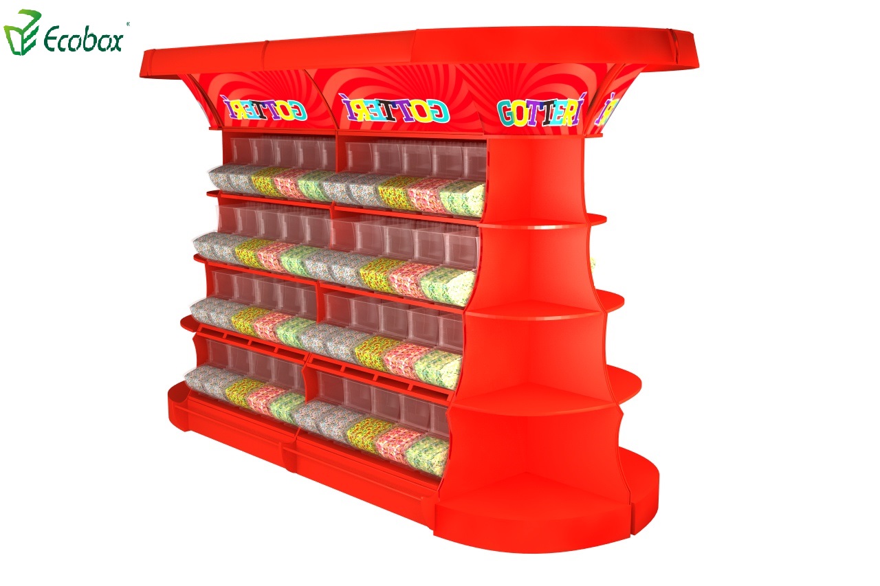 Ecobox TG-061-Serie Eckregal für Süßigkeiten 