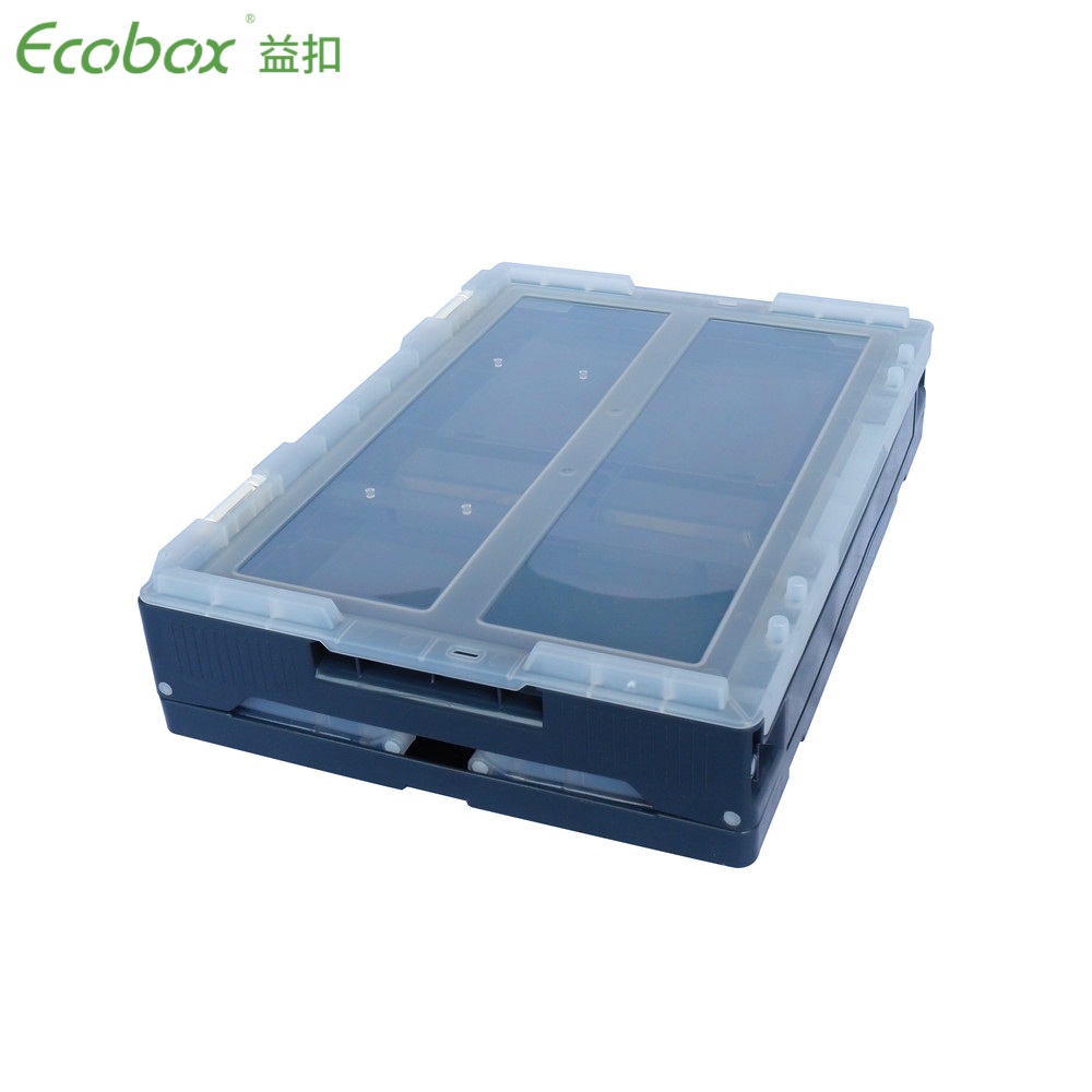 Zusammenklappbare Ecobox-Umzugsbox aus Kunststoff mit Deckel