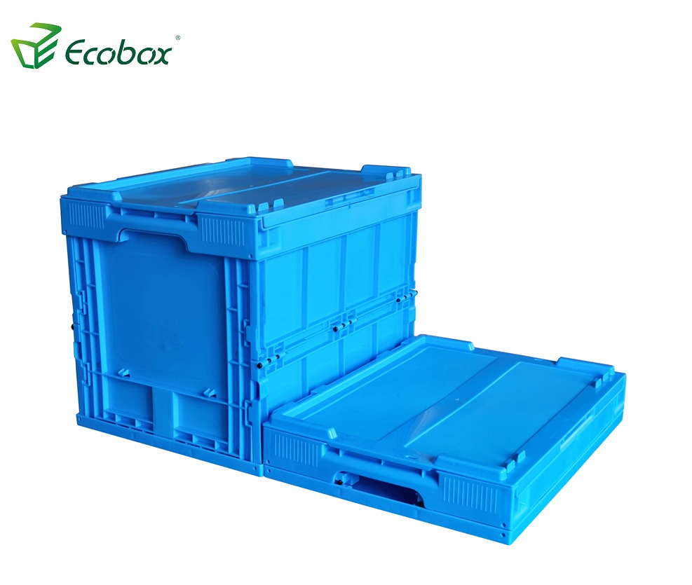 Ecobox 40x30x32cm Zusammenklappbare Faltkunststoffbehälter-Speicher-Kasten-Transportbox
