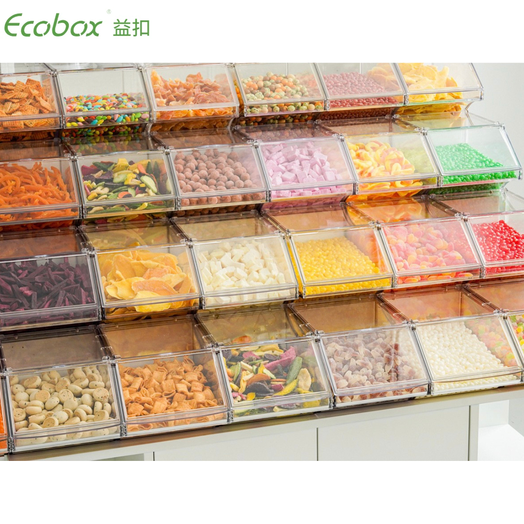 Ecobox SS-02 Stapelbarer Supermarkt-Großbehälter für große Lebensmittel und Süßigkeiten