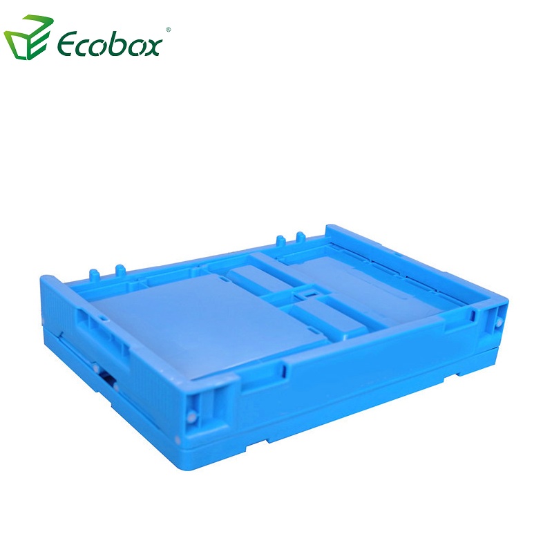Ecobox-Massivkasten-Stil-zusammenklappbare Box-Kunststoffkistrikkorb