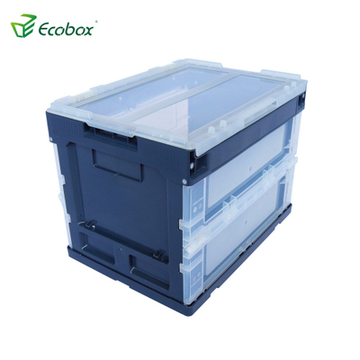 Ecobox-zusammenklappbare Speicher-Kunststoffkiste-Moving-Box mit Deckel