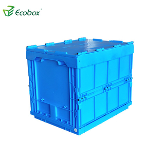 ECOBOX 40x30x32.5cm Zusammenklappbare Faltkunststoff-Behälter-Speicher-Kasten-Transportbox