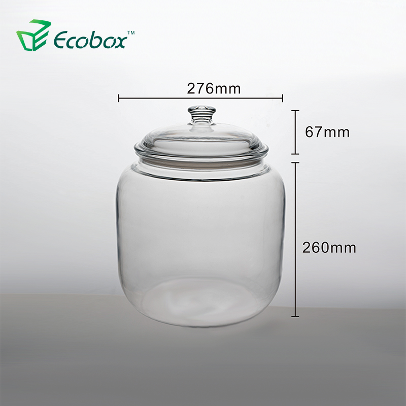 Ecobox FB200 FB250 Luftdichte Runde Candy Jar Aque Tank Kräuter KANE KANN MUTS-Aufbewahrungsbox